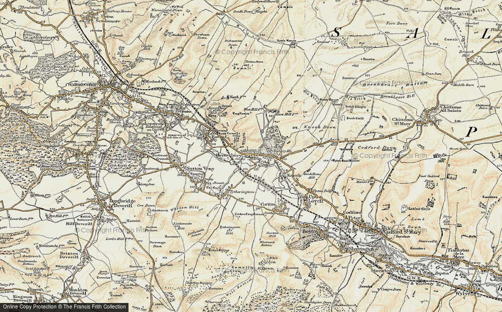 Old Map of Heytesbury, 1897-1899 in 1897-1899