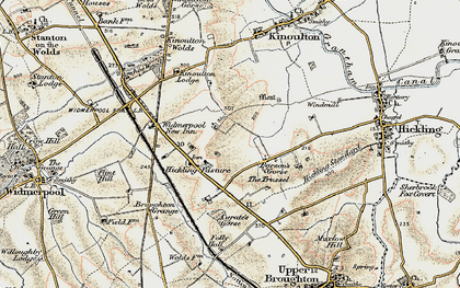 Old map of Lincoln Lodge in 1902-1903