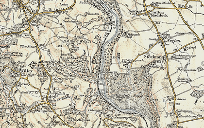 Old map of Bagley's Rough in 1902