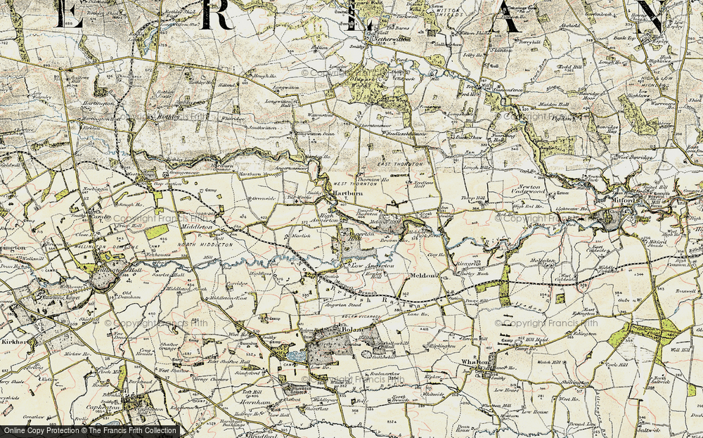 Old Map of Historic Map covering North Side in 1901-1903