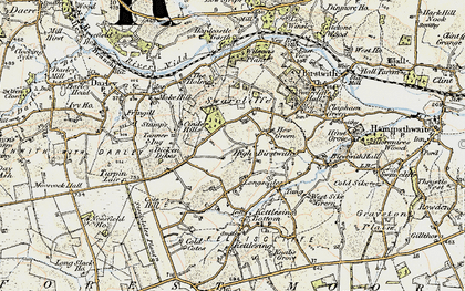 Old map of High Birstwith in 1903-1904