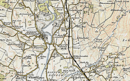 Old map of High Casterton in 1903-1904