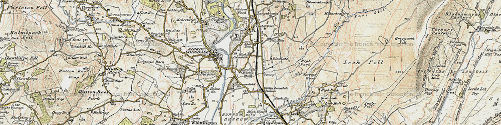 Old map of High Casterton in 1903-1904