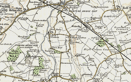 Old map of High Catton in 1903