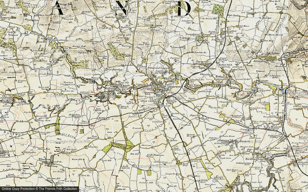 Old Map of High Church, 1901-1903 in 1901-1903