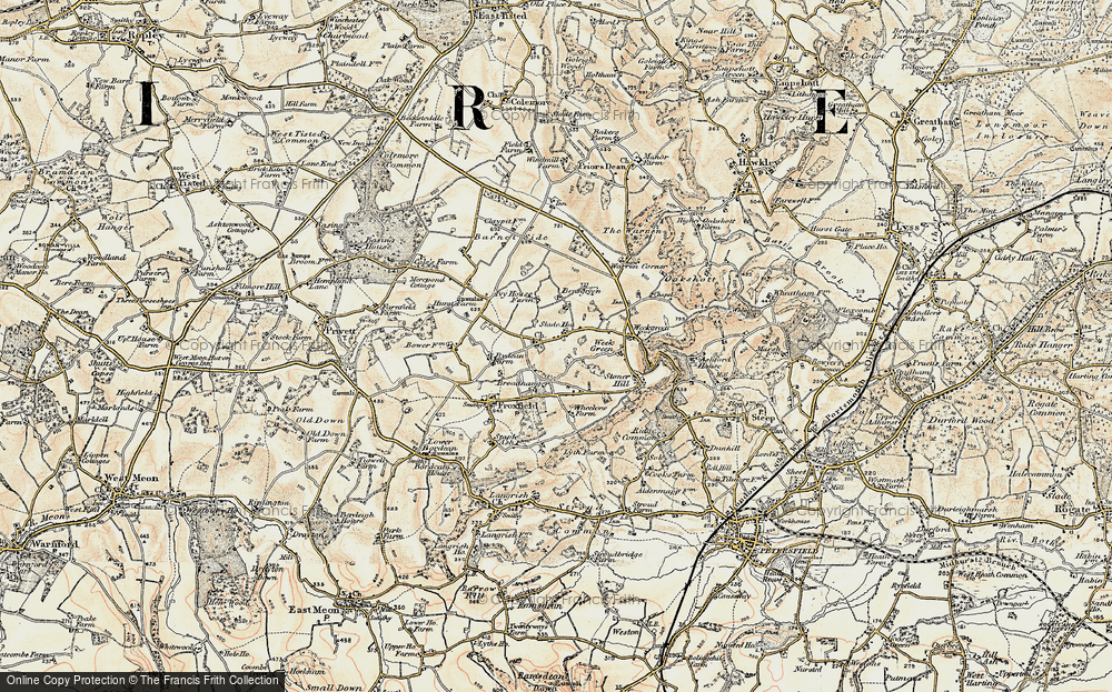 Old Map of High Cross, 1897-1900 in 1897-1900
