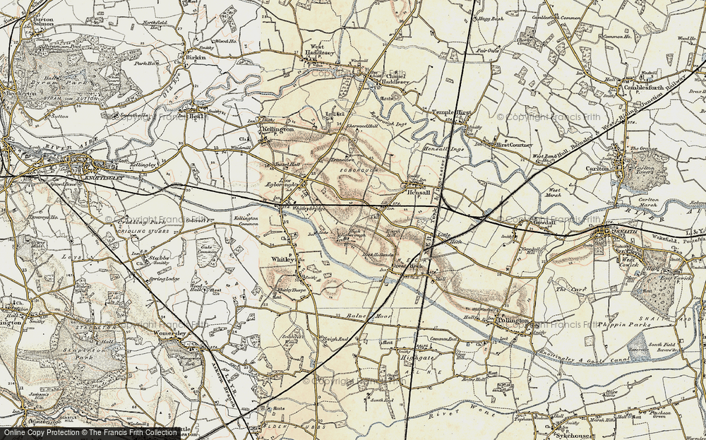 Old Map of High Eggborough, 1903 in 1903