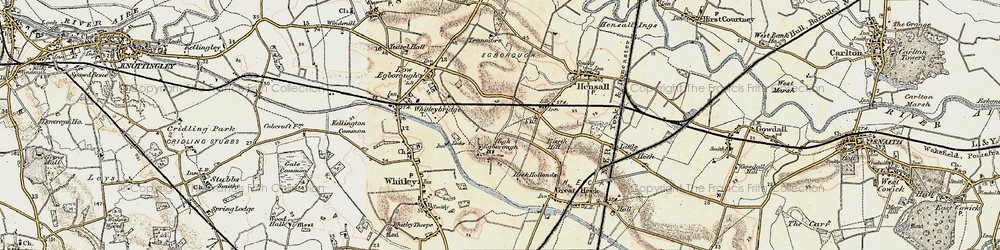 Old map of High Eggborough in 1903