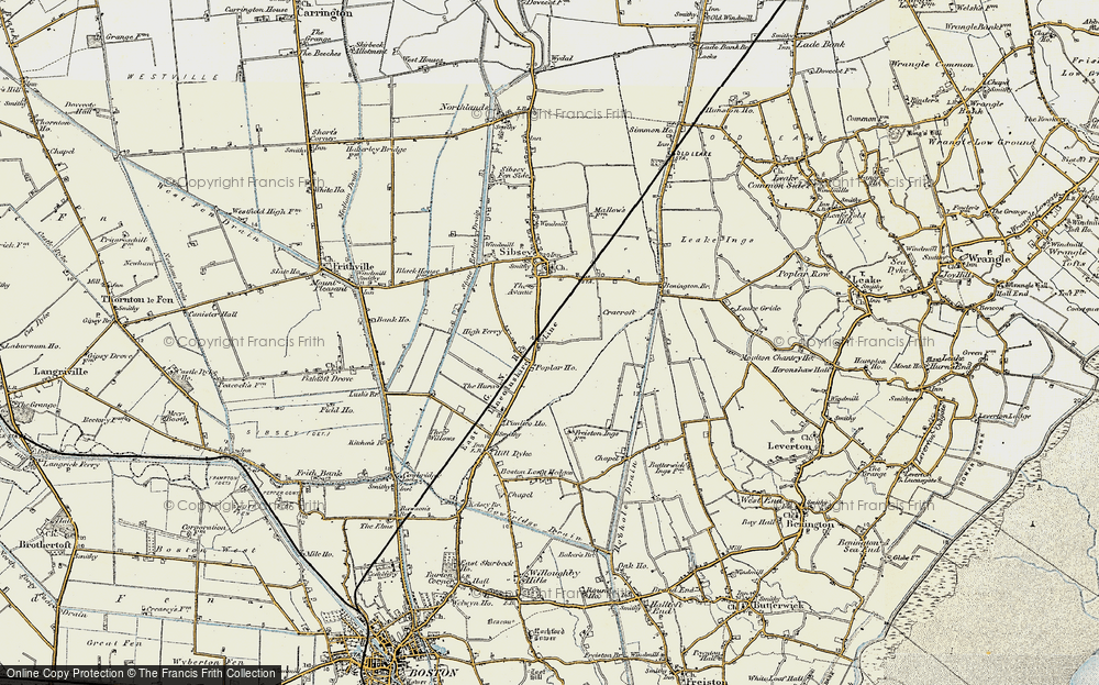 Old Map of High Ferry, 1901-1902 in 1901-1902