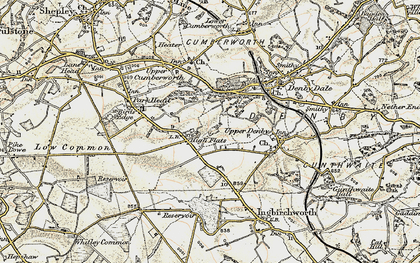 Old map of High Flatts in 1903