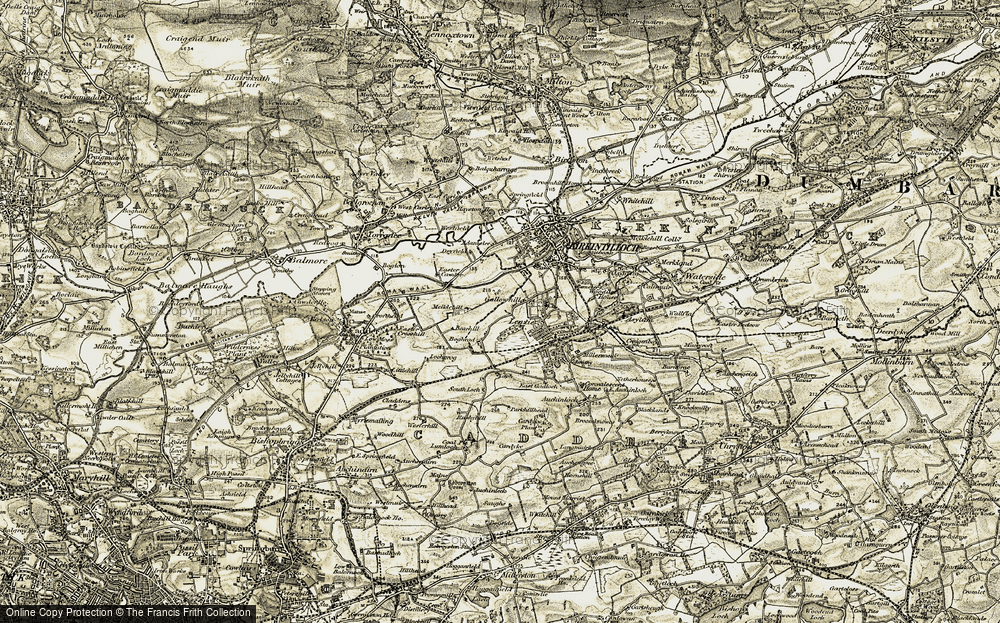 Old Map of High Gallowhill, 1904-1905 in 1904-1905