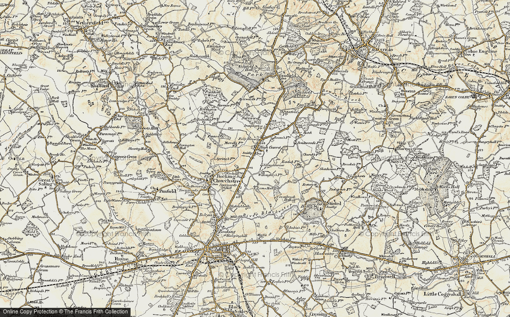 Old Map of High Garrett, 1898-1899 in 1898-1899