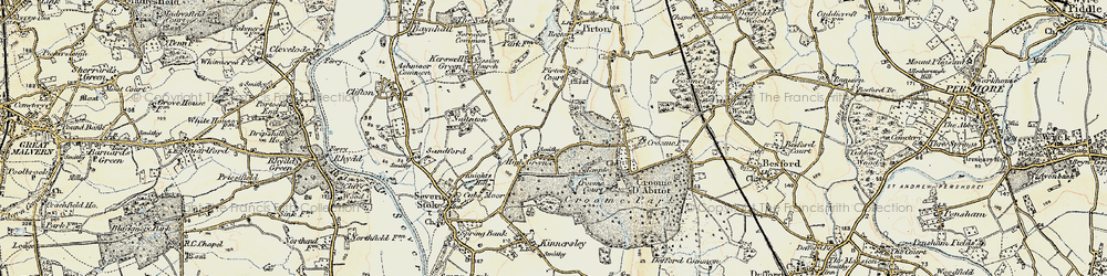 Old map of High Green in 1899-1901