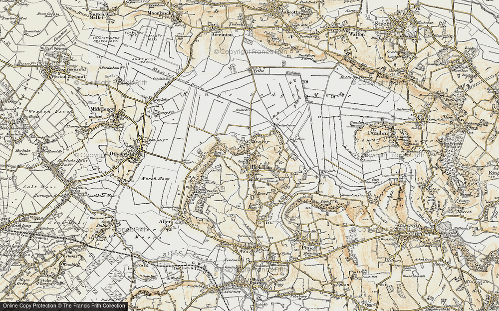 Old Map of High Ham, 1898-1900 in 1898-1900