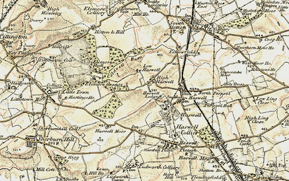 Old map of High Haswell in 1901-1904
