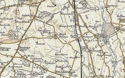 Old map of High Hatton in 1902