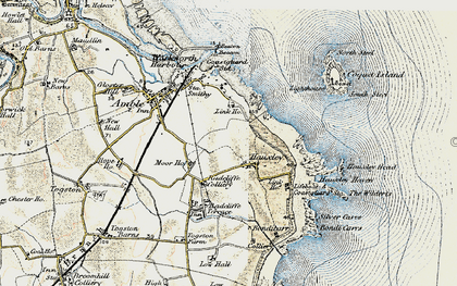 Old map of High Hauxley in 1901-1903