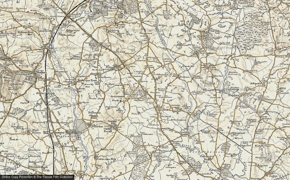 Old Map of High Heath, 1902 in 1902