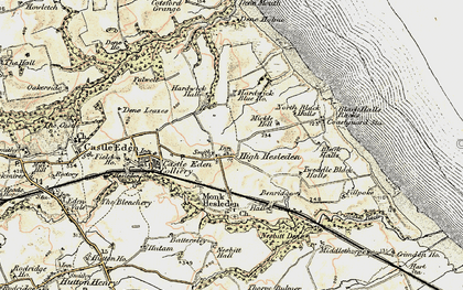 Old map of High Hesleden in 1901-1904