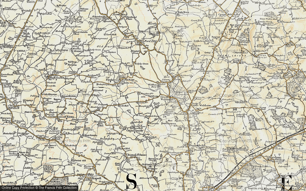 Old Map of High Houses, 1898 in 1898