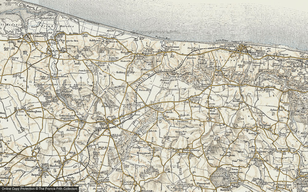 Old Map of High Kelling, 1902 in 1902