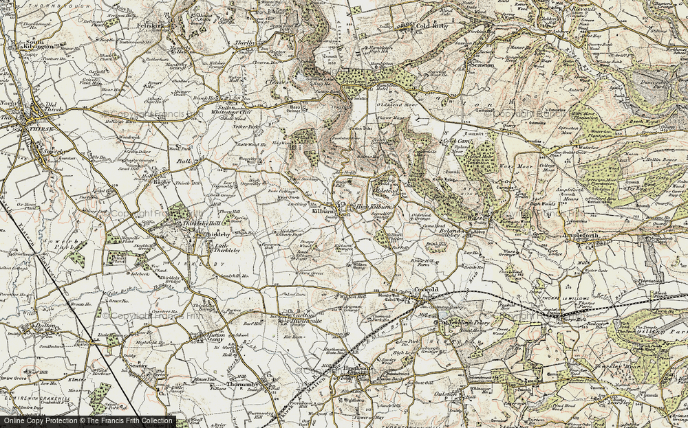 Old Map of Historic Map covering West Park in 1903-1904
