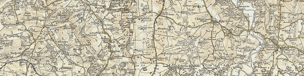 Old map of High Lane in 1899-1902