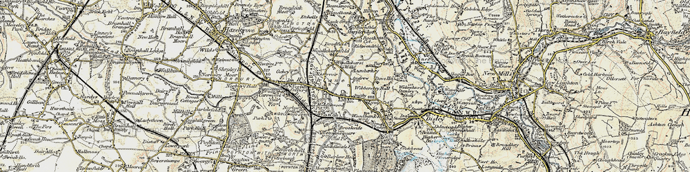 Old map of High Lane in 1902-1903