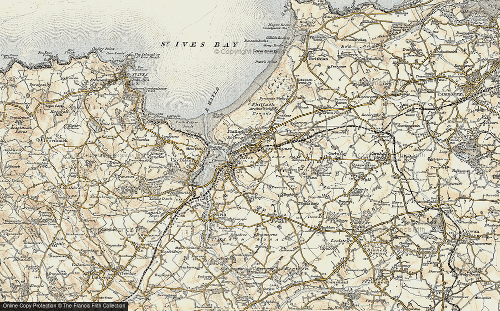Old Map of High Lanes, 1900 in 1900