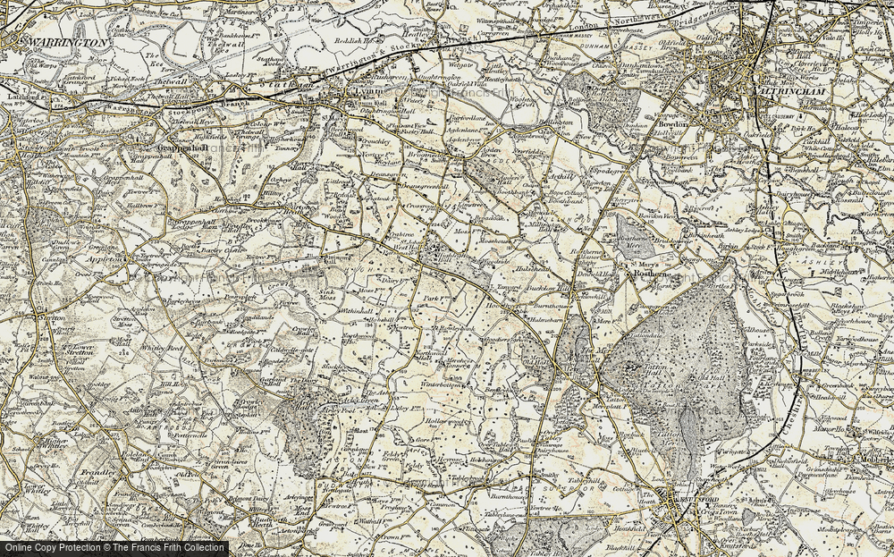 Old Map of High Legh, 1902-1903 in 1902-1903