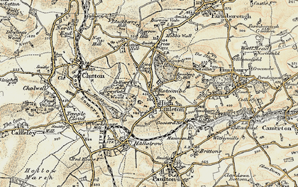 Old map of High Littleton in 1899