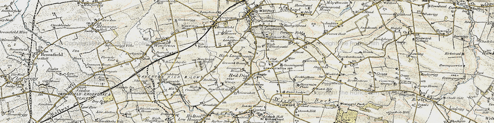 Old map of High Longthwaite in 1901-1904