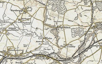 Old map of Barnburgh Grange in 1903