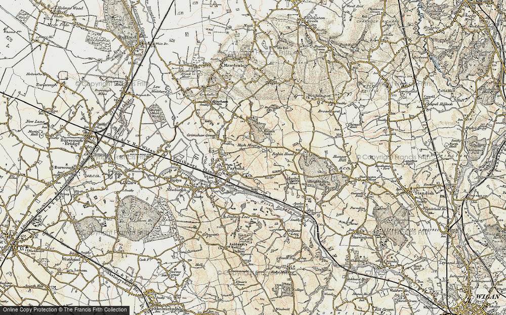 Old Map of High Moor, 1903 in 1903
