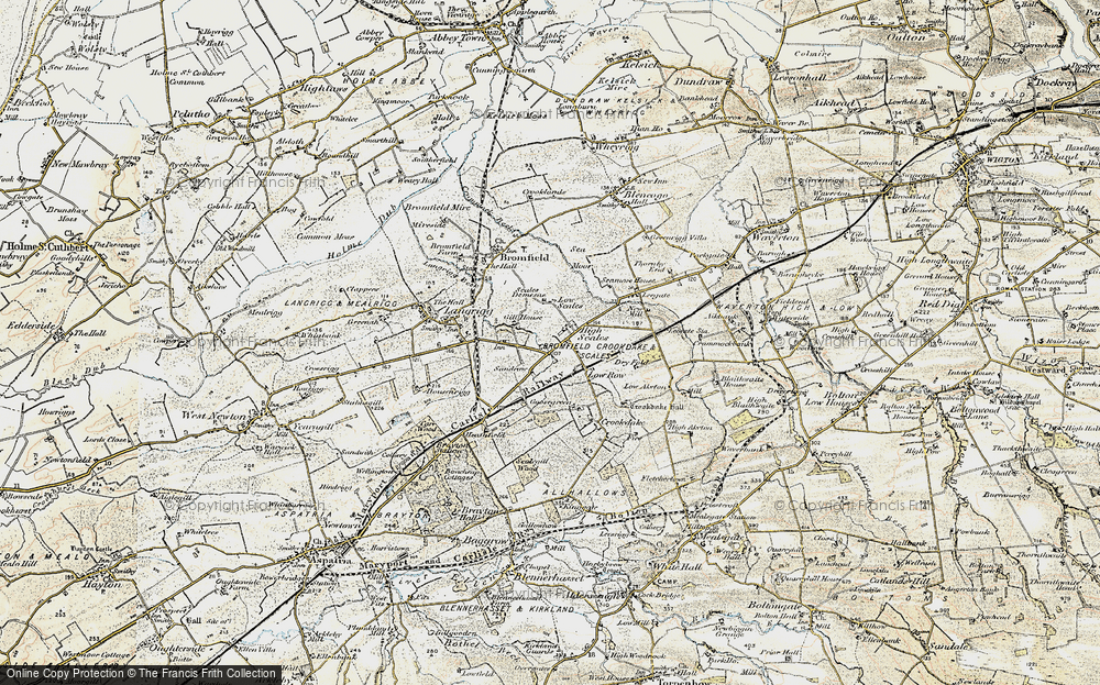 Old Map of High Scales, 1901-1904 in 1901-1904