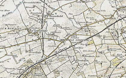 Old map of High Scales in 1901-1904