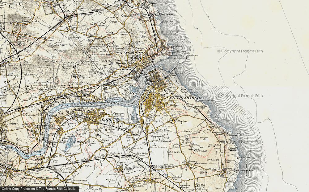 Old Map of High Shields, 1901-1903 in 1901-1903
