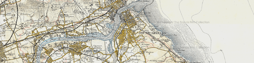 Old map of High Shields in 1901-1903