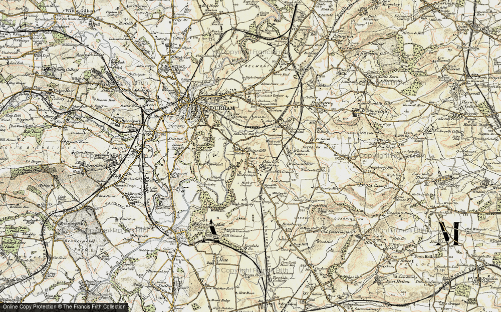 Old Map of High Shincliffe, 1901-1904 in 1901-1904