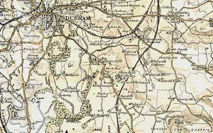 Old map of High Shincliffe in 1901-1904