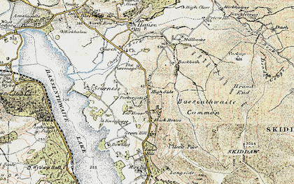 Old map of Barkbethdale in 1901-1904