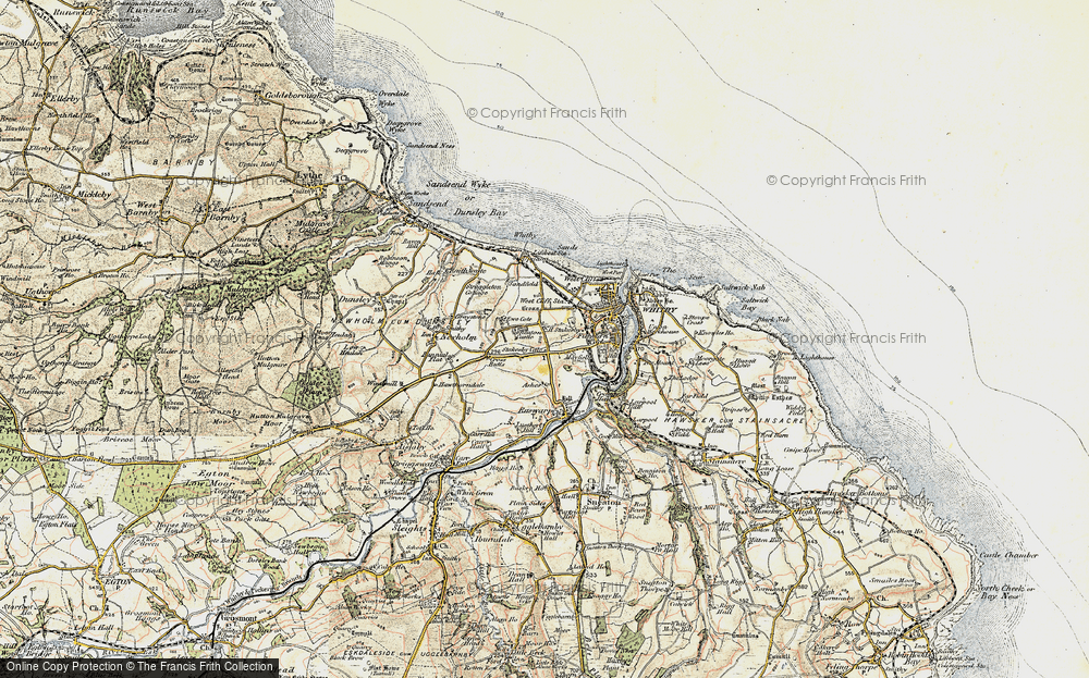 Old Map of High Stakesby, 1903-1904 in 1903-1904
