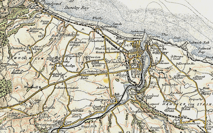 Old map of High Stakesby in 1903-1904