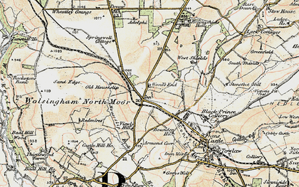Old map of Armond Carr in 1901-1904