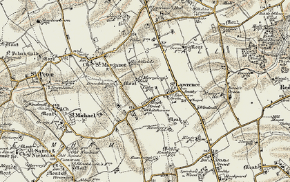Old map of High Street in 1901-1902