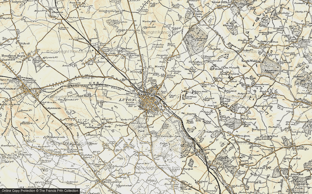 Old Map of High Town, 1898-1899 in 1898-1899