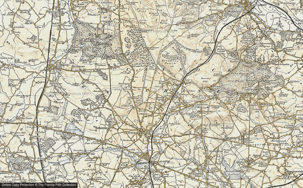 Old Map of High Town, 1902 in 1902