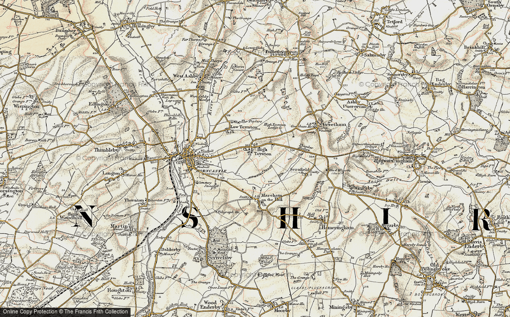 Old Map of High Toynton, 1902-1903 in 1902-1903