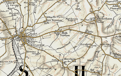 Old map of High Toynton in 1902-1903