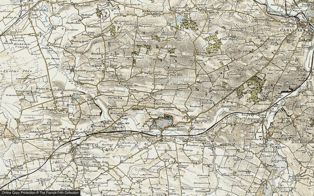 Old Map of High Whinnow, 1901-1904 in 1901-1904